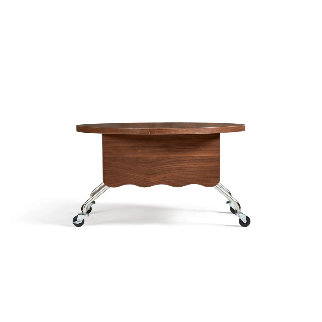 SOKO Walnut Color Height Adjustable Coffee Table