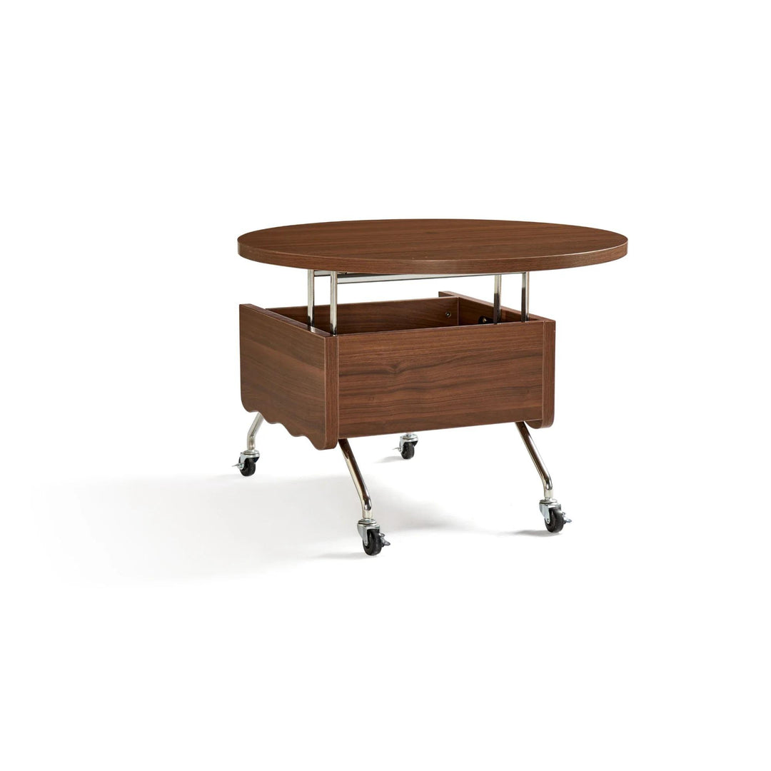 SOKO Walnut Color Height Adjustable Coffee Table