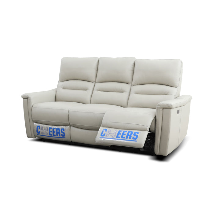 ALEXANDER Leather Power Motion 3 Seater Sofa – Cheers