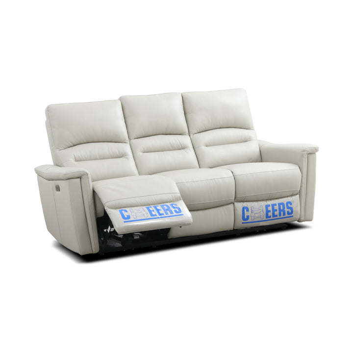 ALEXANDER Leather Power Motion 3 Seater Sofa – Cheers