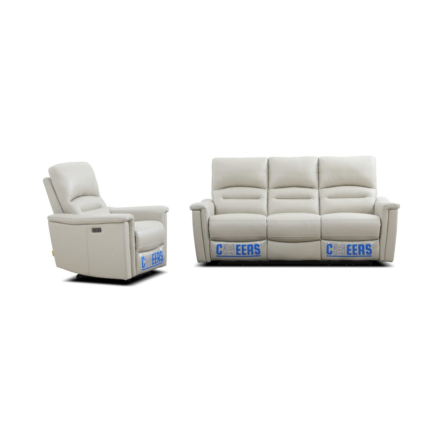 ALEXANDER Leather Power Motion 1 Seater Sofa Cheers