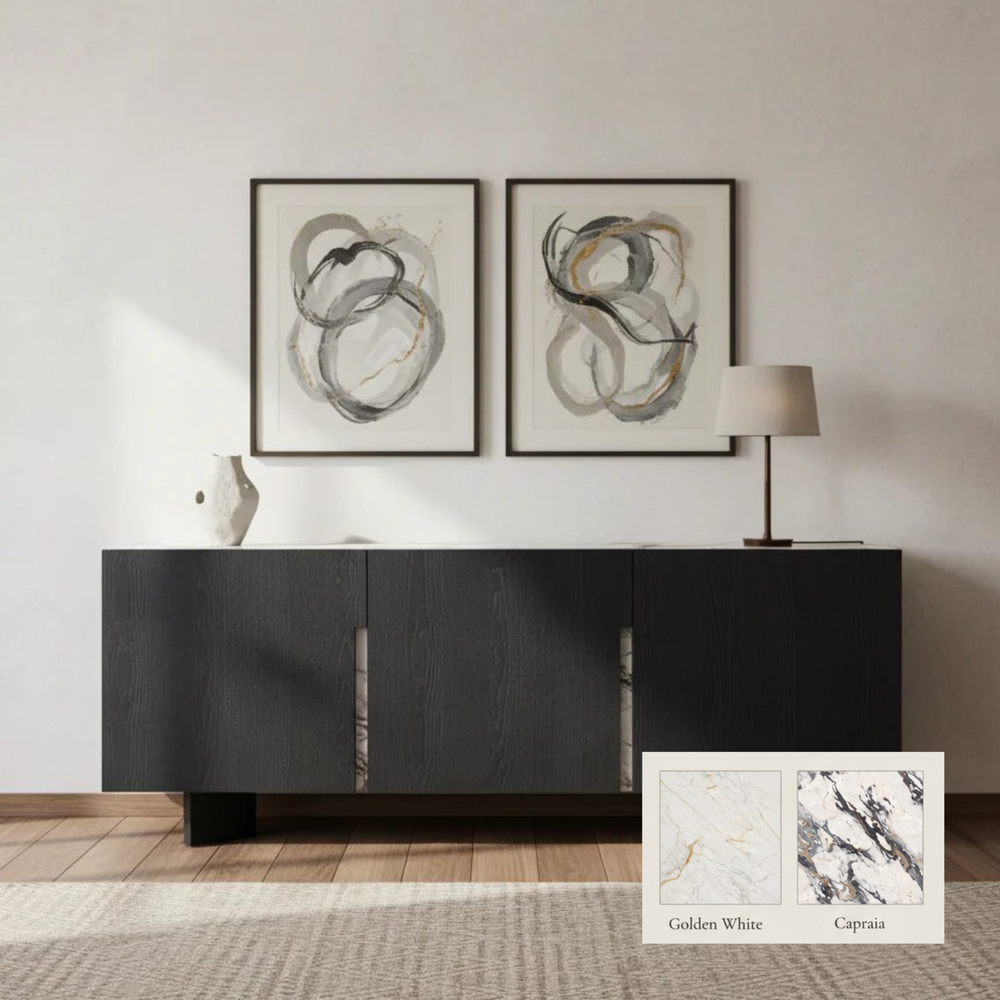 FARGO 3 Doors Ceramic Sideboard - Bellini