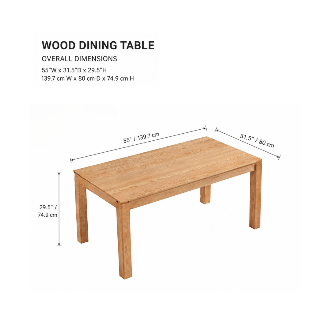 FINNIAN Wood Dining Table
