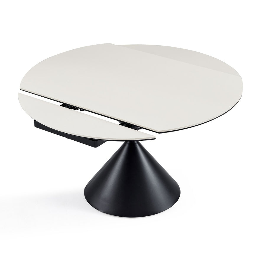 CASSIUS Black & White Dining Table