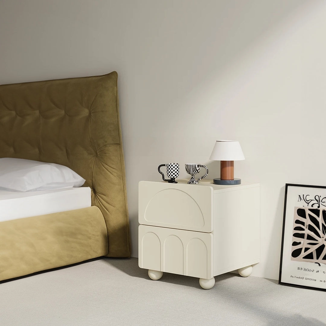 NOAH Cream Arch Nightstand