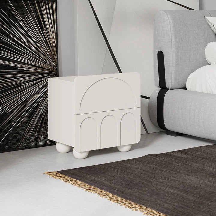 NOAH Cream Arch Nightstand