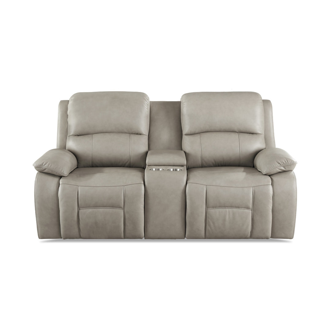 WESTMINISTER Cream Leather Reclining Sofa Collection 2 Seater