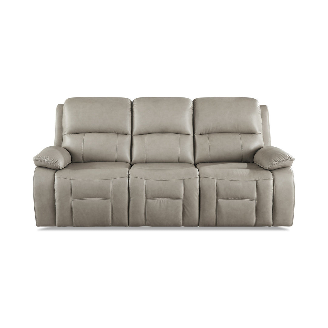 WESTMINISTER Cream Leather Reclining Sofa Collection 3 Seater