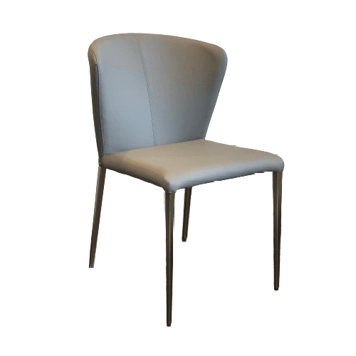 ORCHID Curved Back Dining Chair Gray