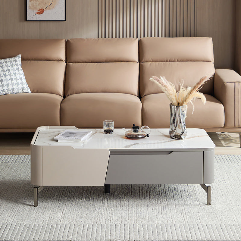 KEEGAN Dual-Drawer Coffee Table