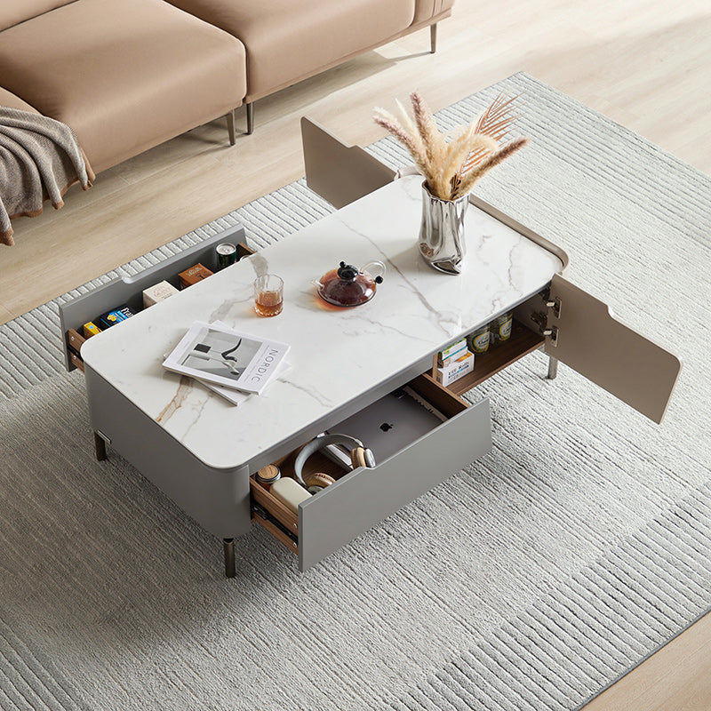KEEGAN Dual-Drawer Coffee Table