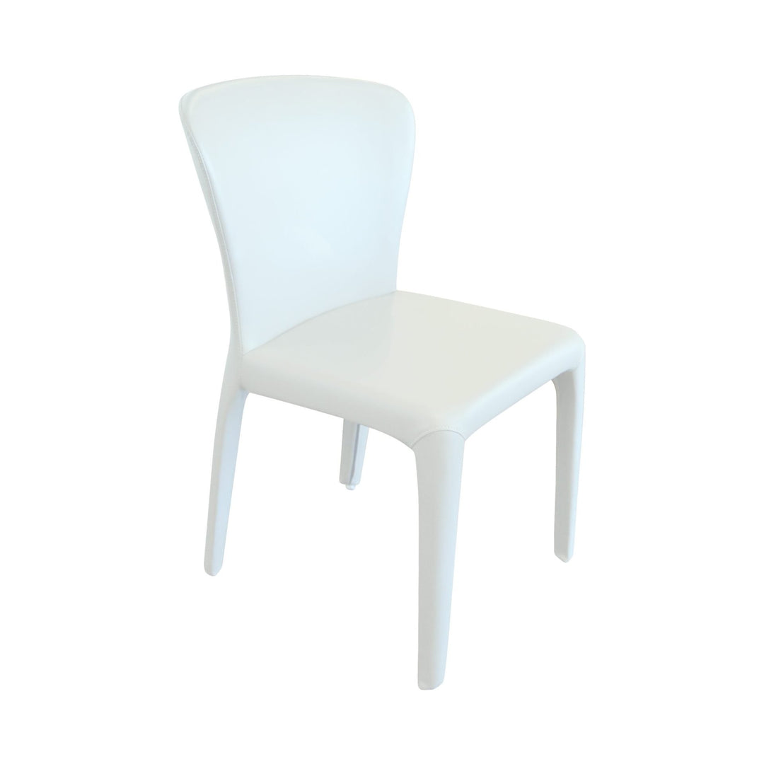 SEAN Vegan Leather Dining Chair White