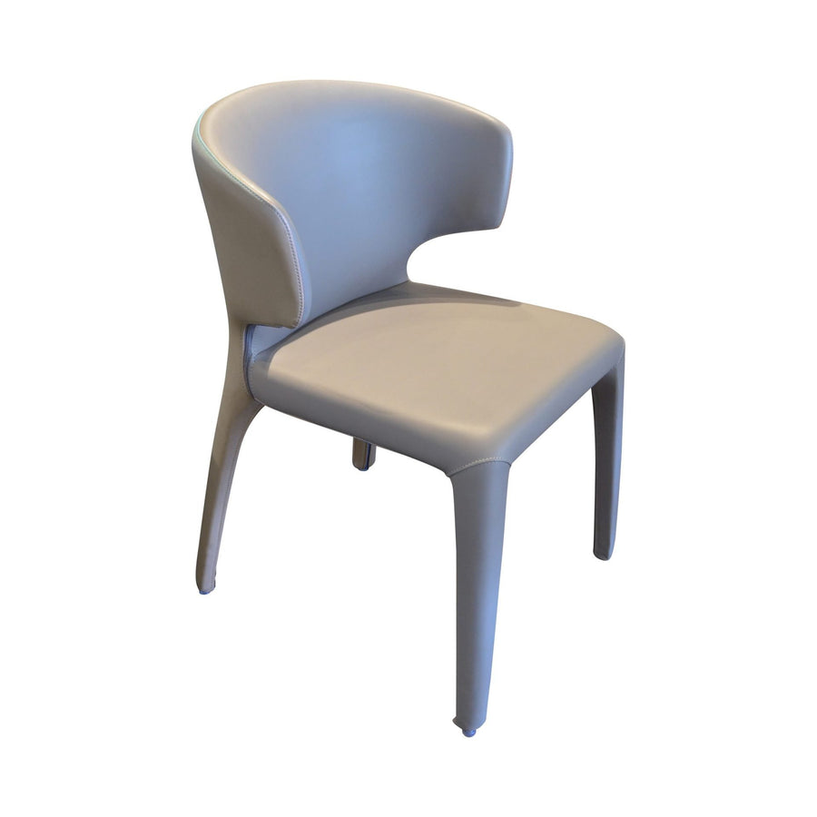COLIN Curved Back Dining Chair Gray