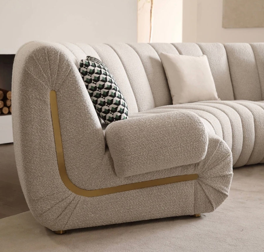 ROMAN Fabric Modular Sofa Set