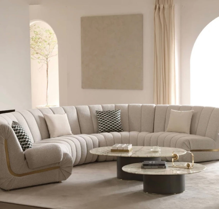 ROMAN Fabric Modular Sofa Set
