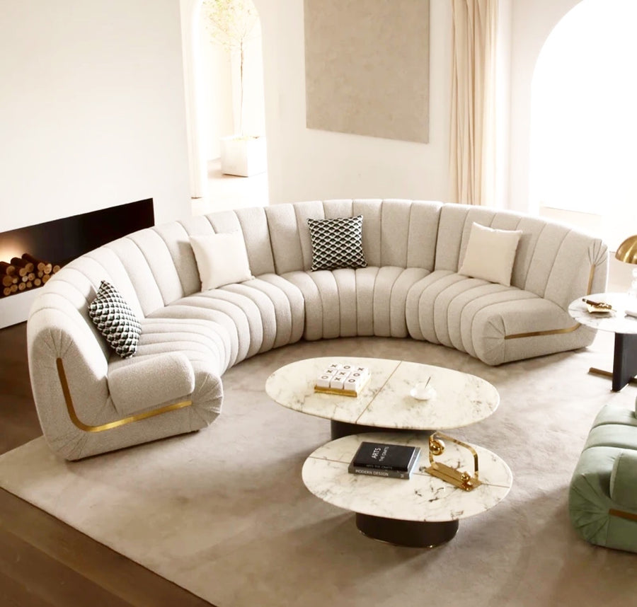 ROMAN Fabric Modular Sofa Set