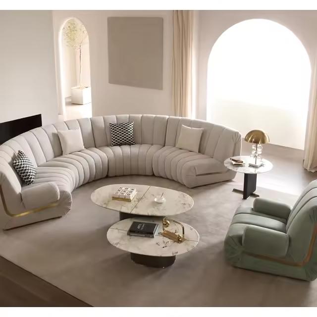 ROMAN Fabric Modular Sofa Set