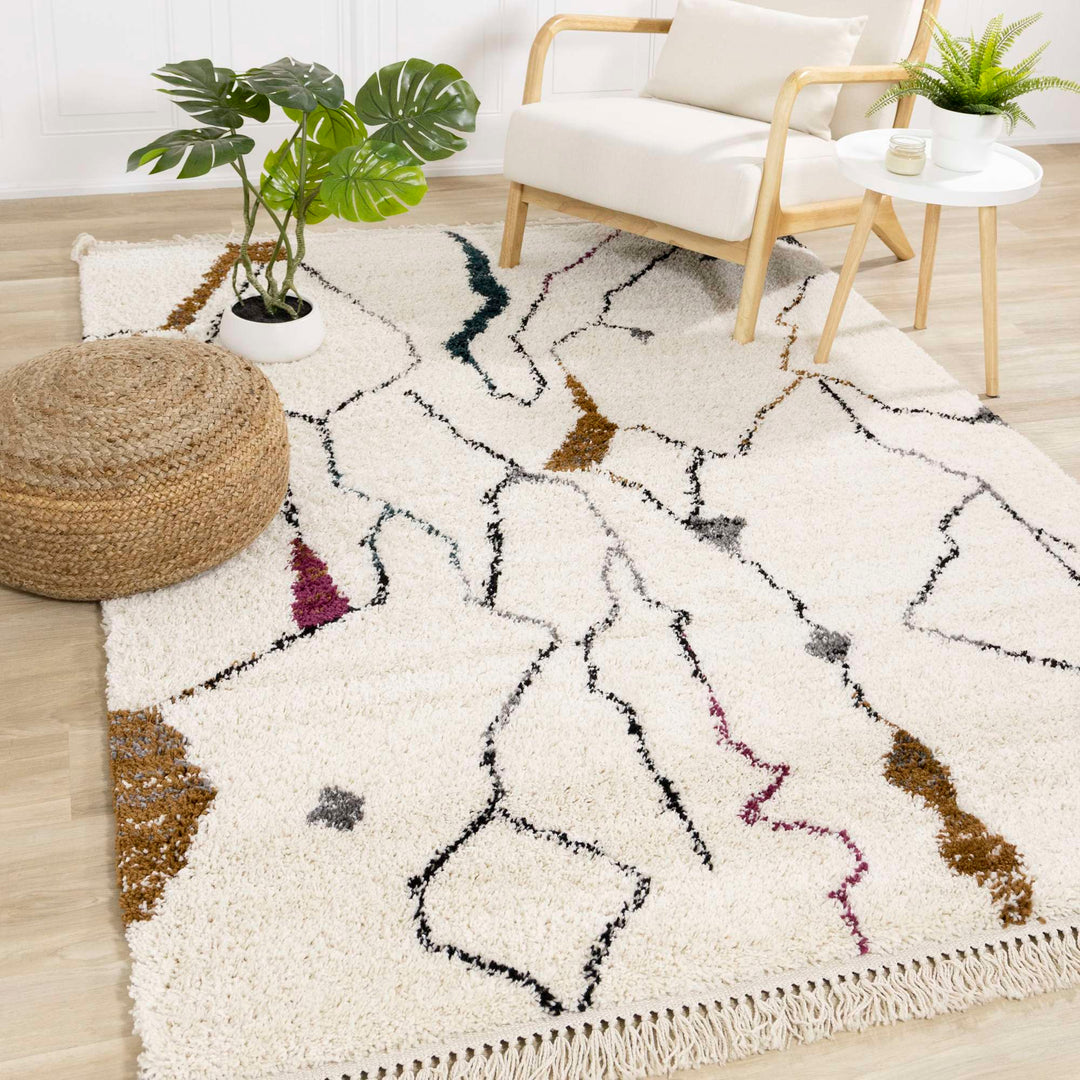 KATHERINE Beige, Marble Rug