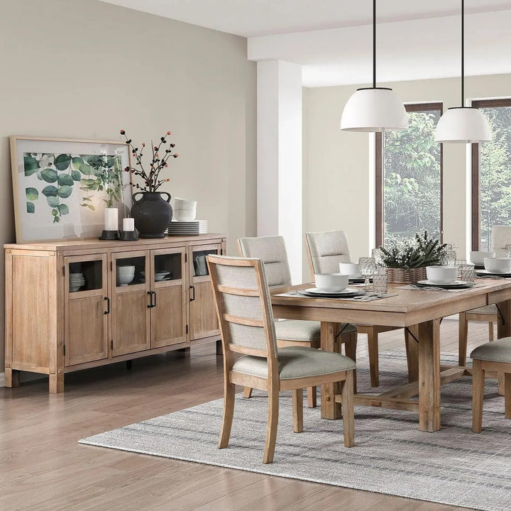 ABERDEEN Wire-Brushed Oak Sideboard