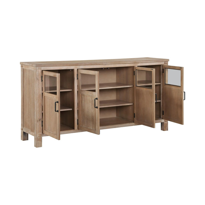 ABERDEEN Wire-Brushed Oak Sideboard