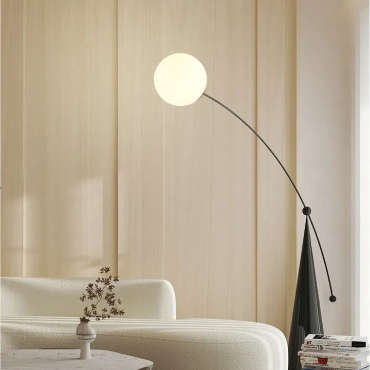 ABRAHAM Sculptural Arc Floor Lamp