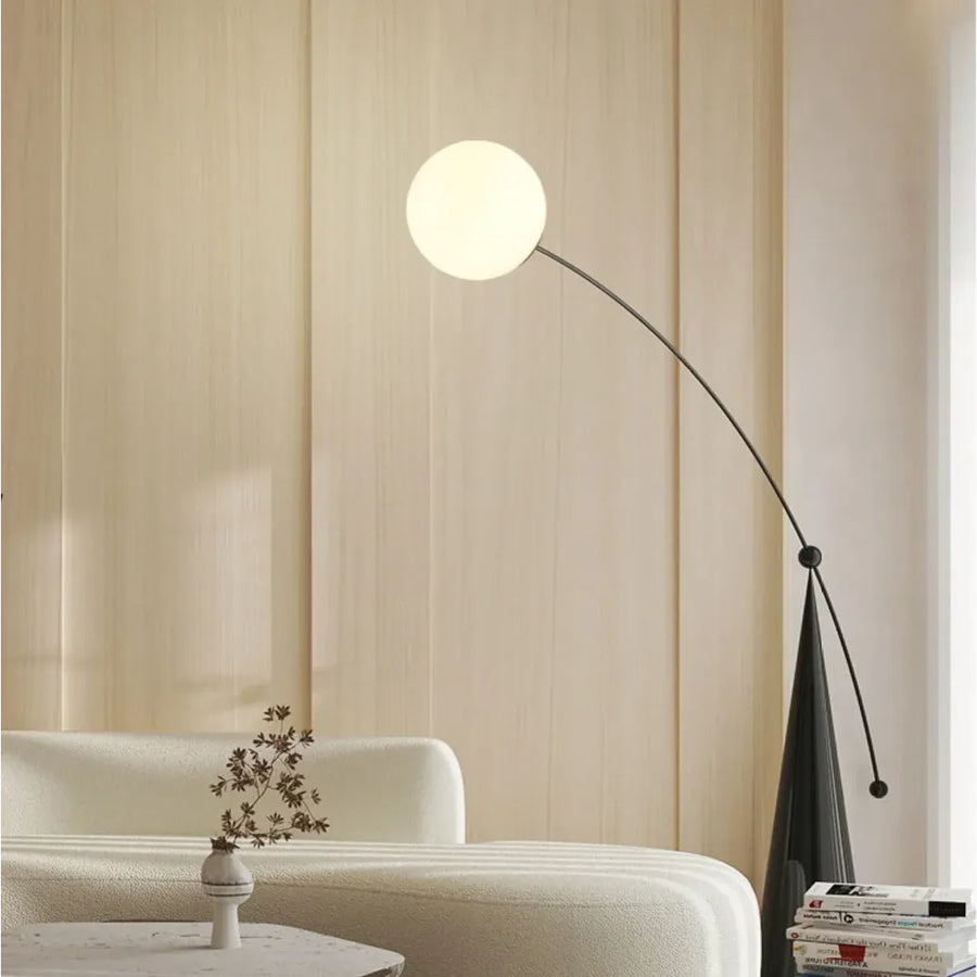 ABRAHAM Sculptural Arc Floor Lamp