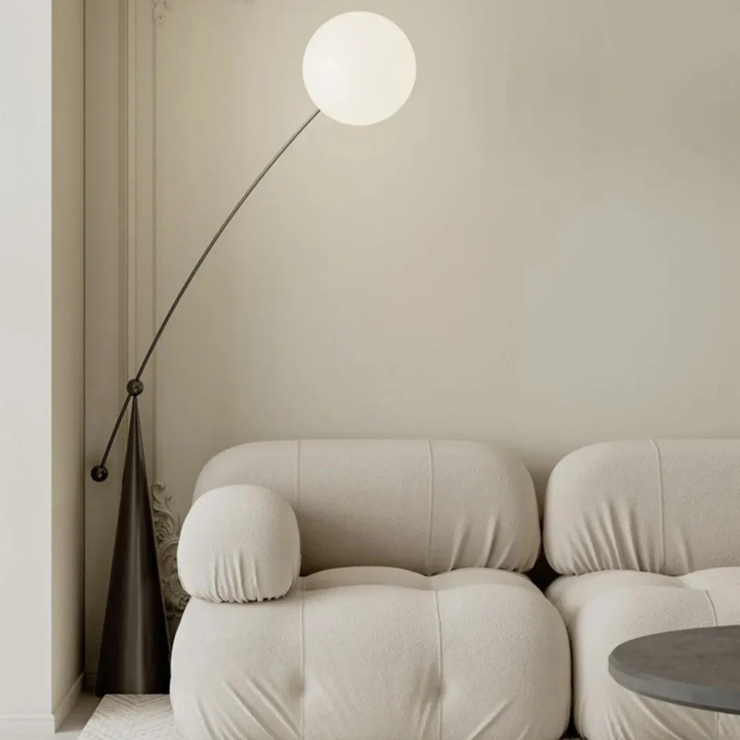 ABRAHAM Sculptural Arc Floor Lamp