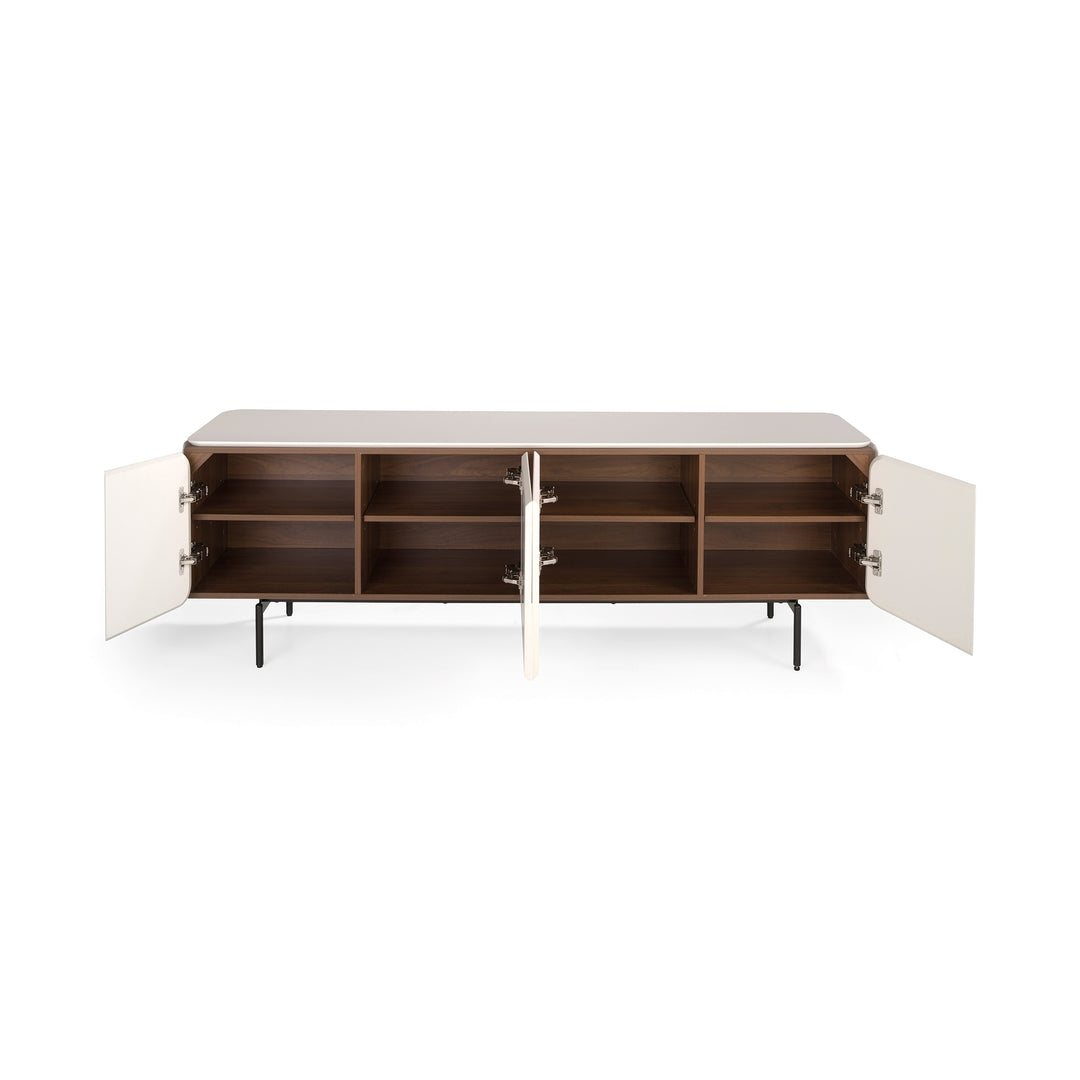 AFONSO Matte Cream TV Stand