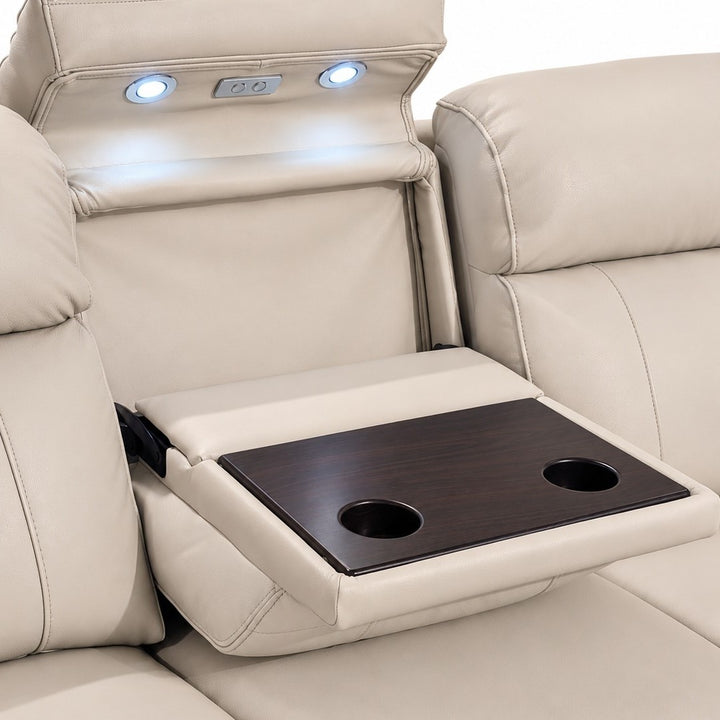 ALESSIO Hidden Cup Holder Sofa