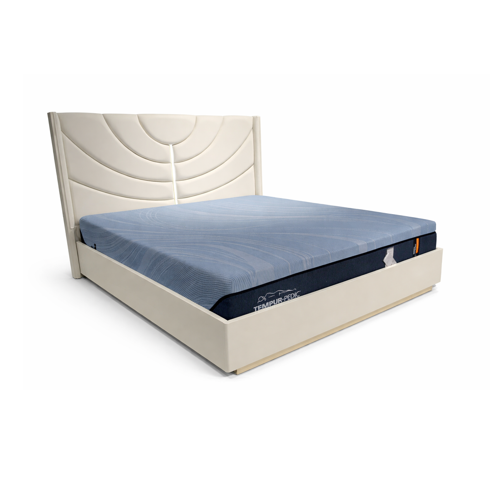 ALIANA High Back Velvet Bed