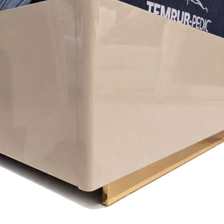 ALIANA High Back Velvet Bed