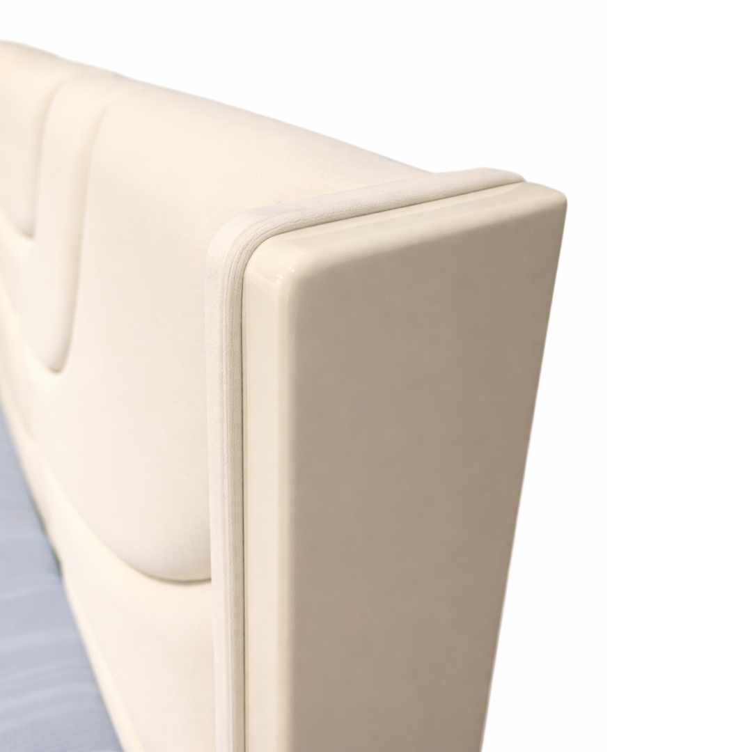 ALIANA High Back Velvet Bed