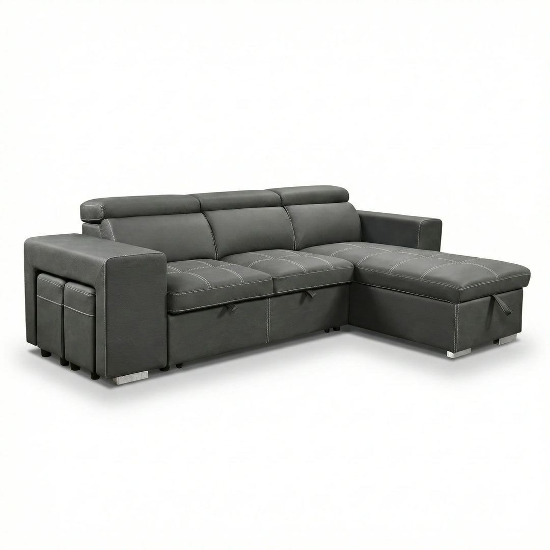 ALVIN Space-Saving Sectional Sofabed