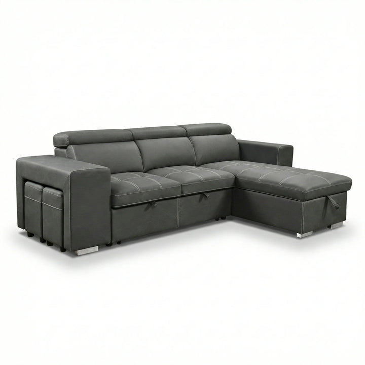 ALVIN Space-Saving Sectional Sofabed