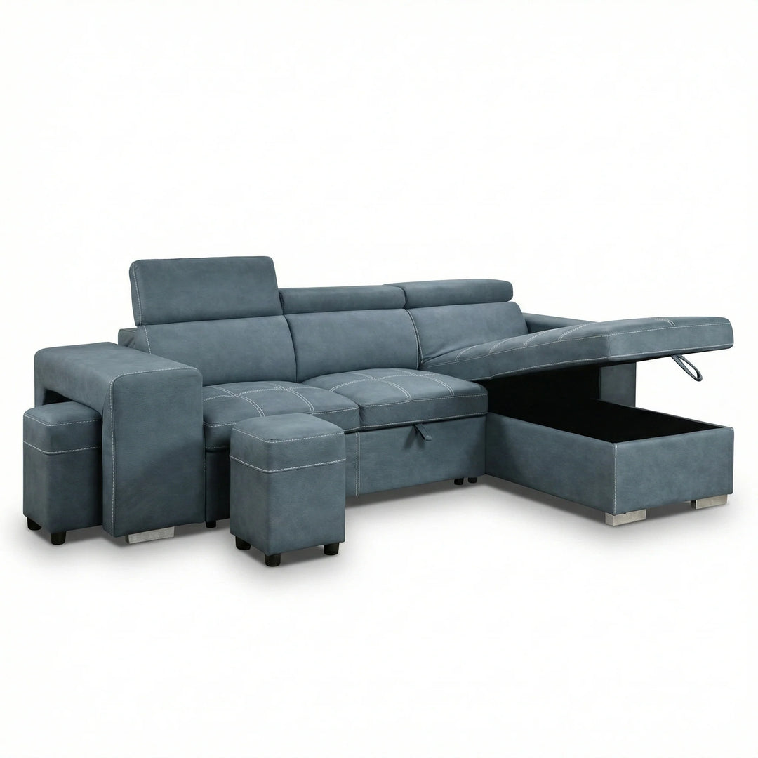 ALVIN Space-Saving Sectional Sofabed