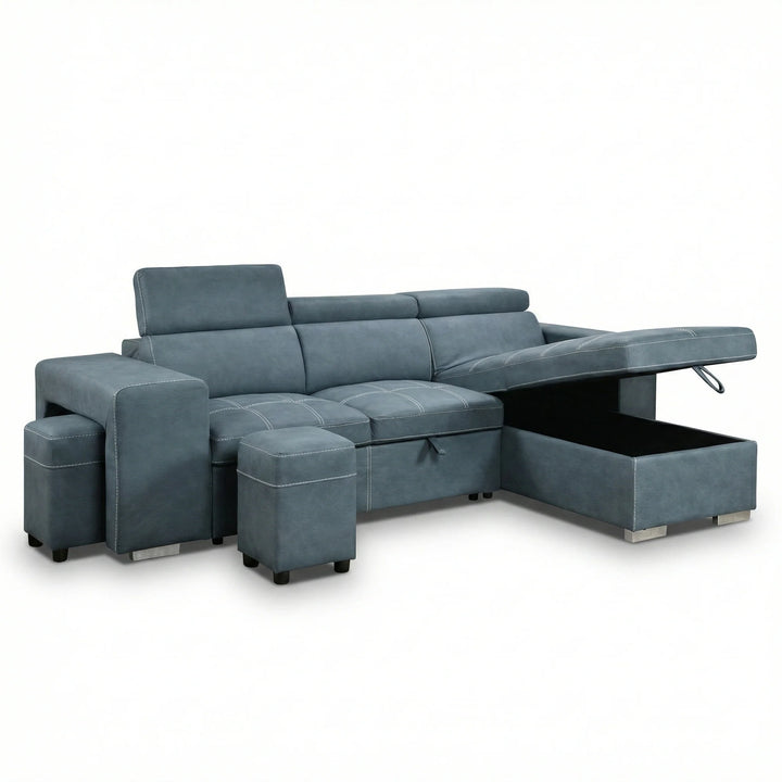ALVIN Space-Saving Sectional Sofabed