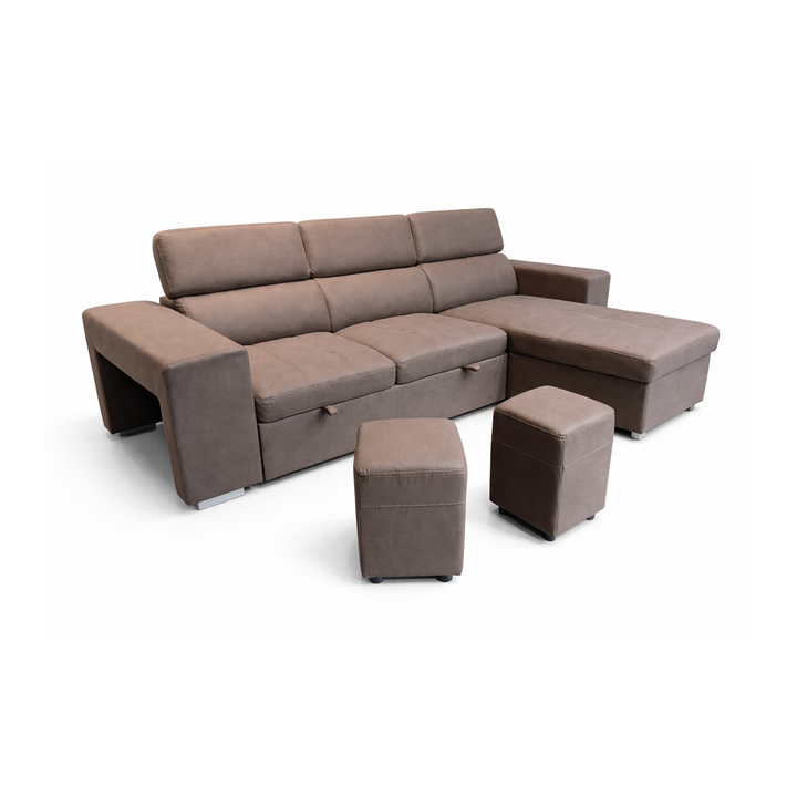 ALVIN Space-Saving Sectional Sofabed