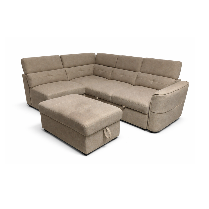 AMAYAH Easy Pull-Out Sectional Sofabed