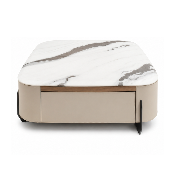 ANALIA Microcrystalline Stone Top Coffee Table