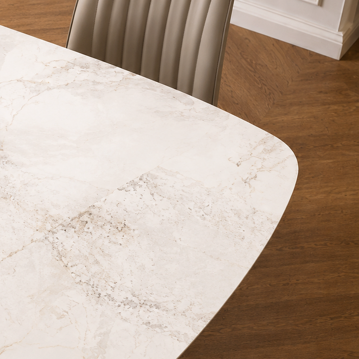 ANDRIN Contemporary Two-Tone Dining Table