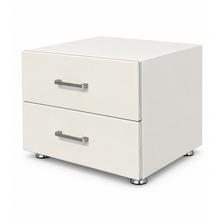 AUDREY Chrome-Foot Nightstand