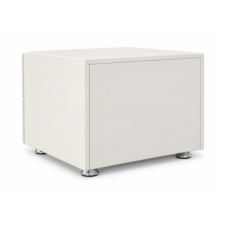 AUDREY Chrome-Foot Nightstand