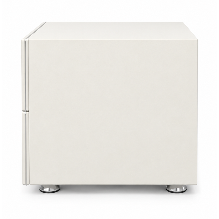 AUDREY Chrome-Foot Nightstand