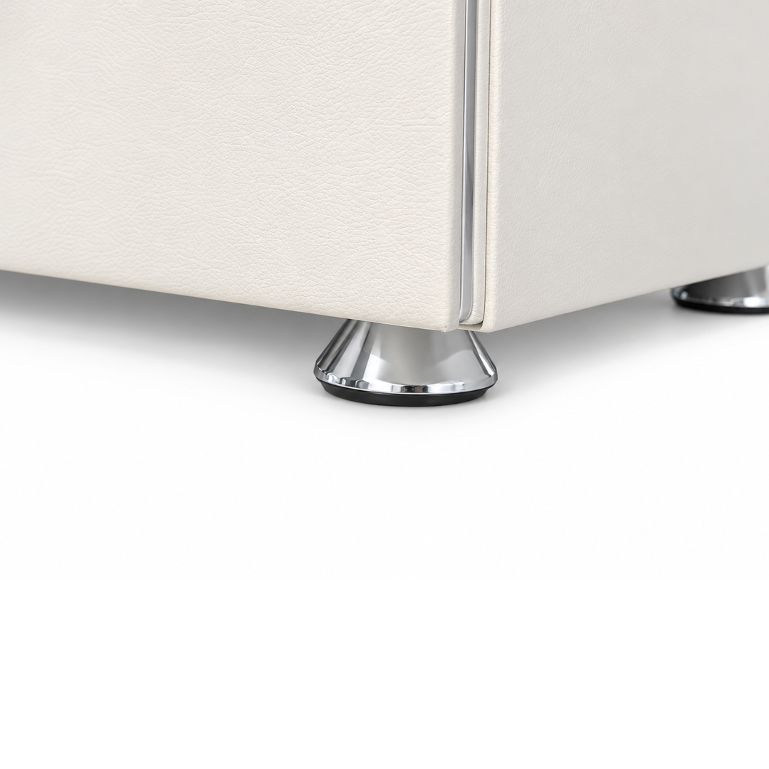 AUDREY Chrome-Foot Nightstand