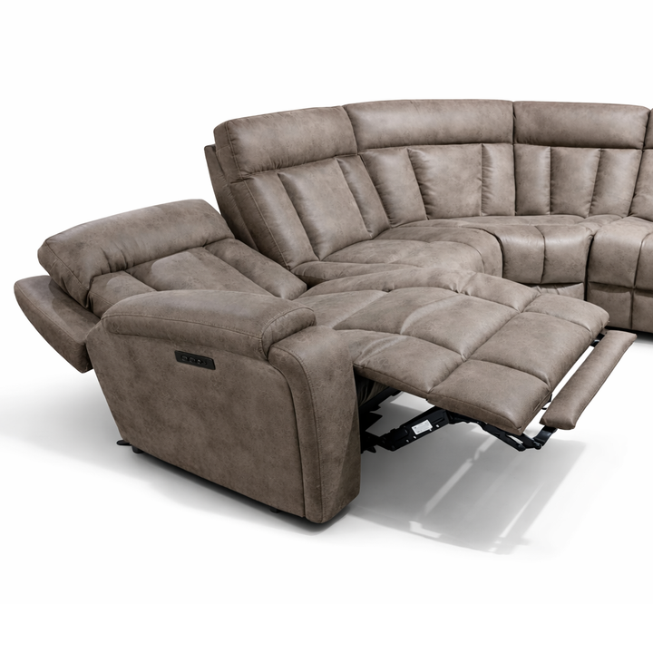 AYLIN Home Theater Fabric Sectional