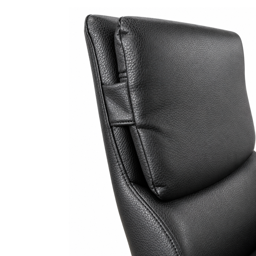 BENNIE Cushioned Black Dining Chair