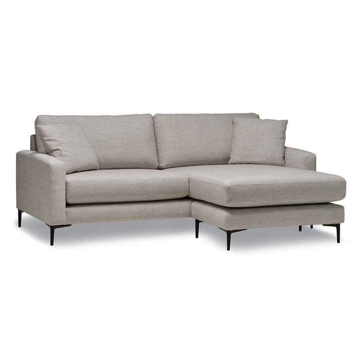 BILLIE Grey Fabric Reversible Sofa - Stylus®