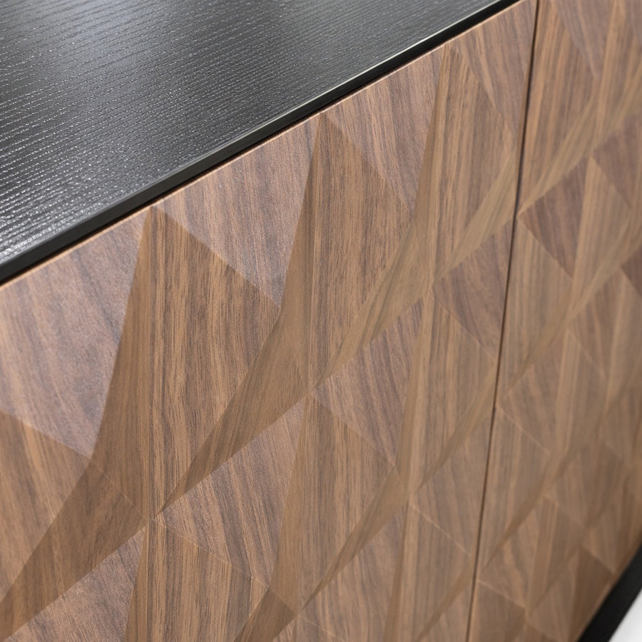 EIDEN Contemporary 4-Door Cabinet