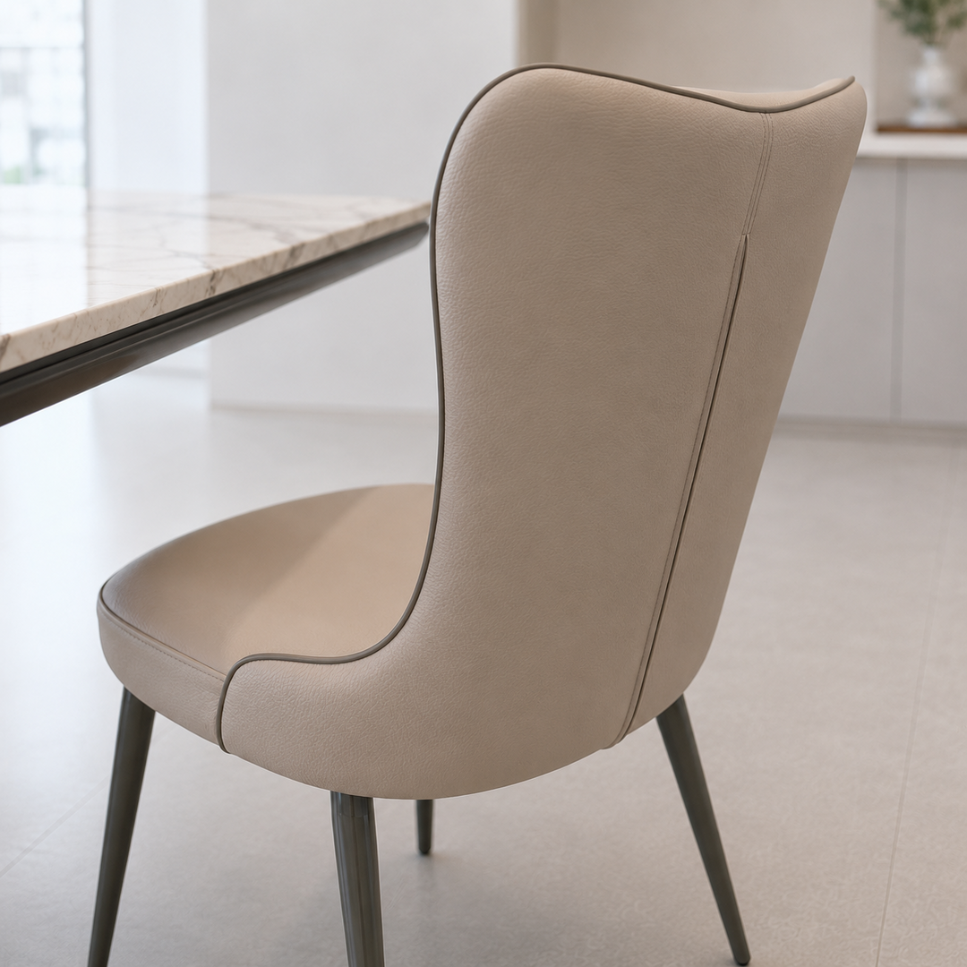 MICKEY Leather Dining Chair - Bellini
