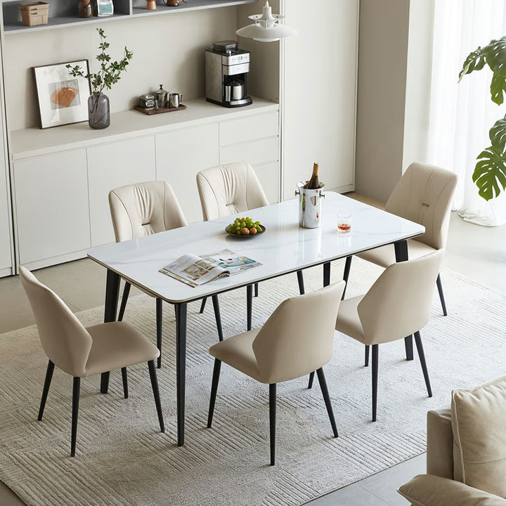 CARLY Beveled-Edge Dining Table